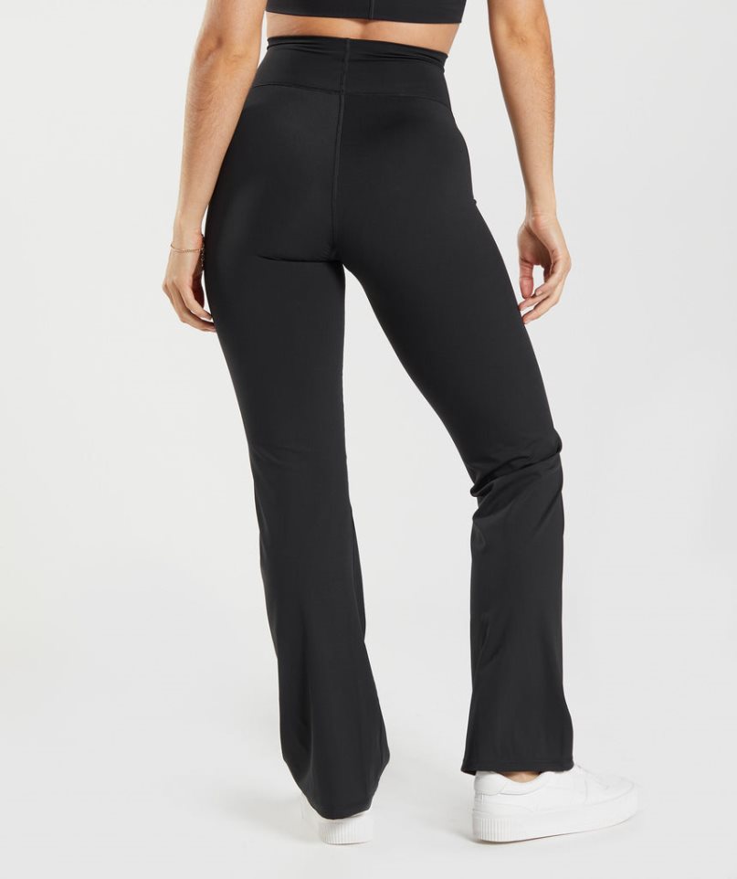 Women's Gymshark Elevate Flared Leggings Black | CA AN6051